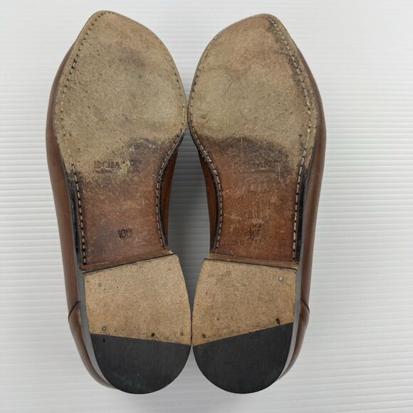 Johnston & Murphy Domani Brown Lizard Tassel Loafers Mens 10W Leather Spain main image 9